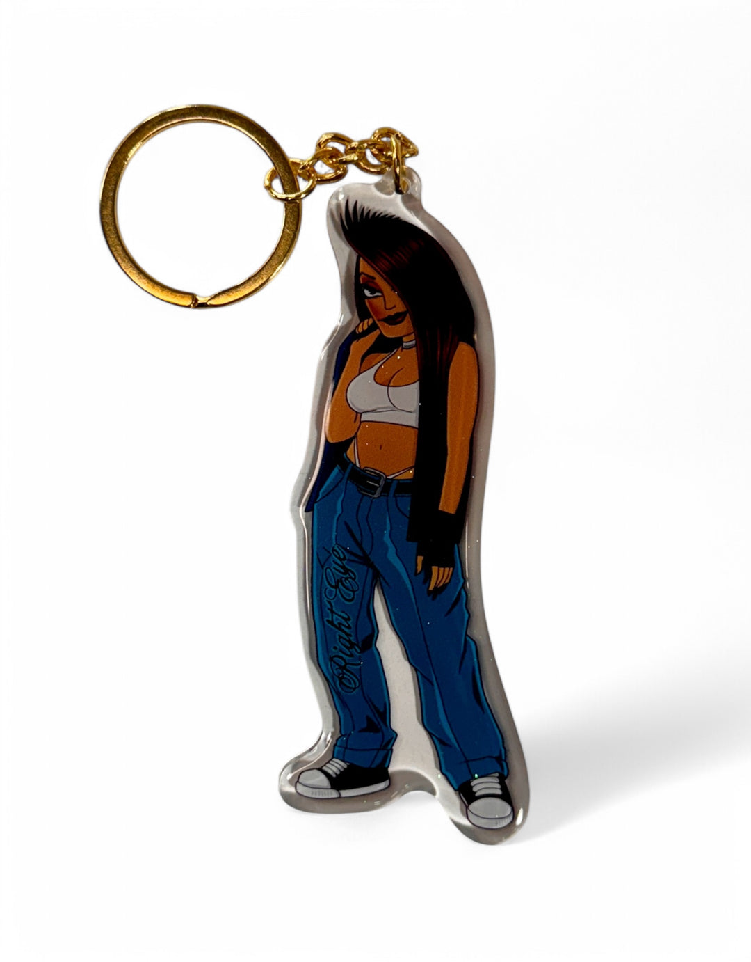 HomieGirl New School Right Eye Collectible Key Chain