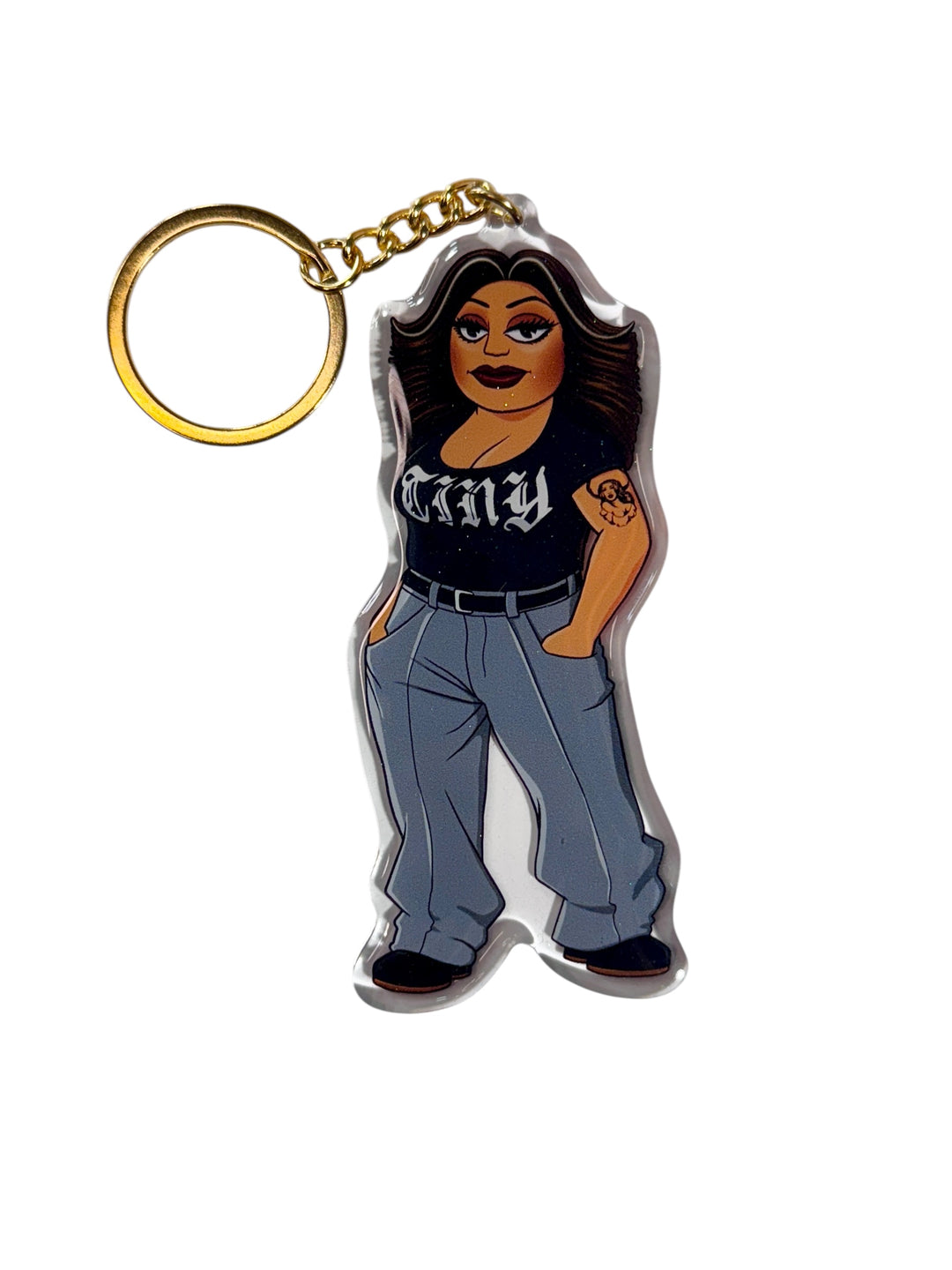 HomieGir new School Tiny Collectible Key Chain
