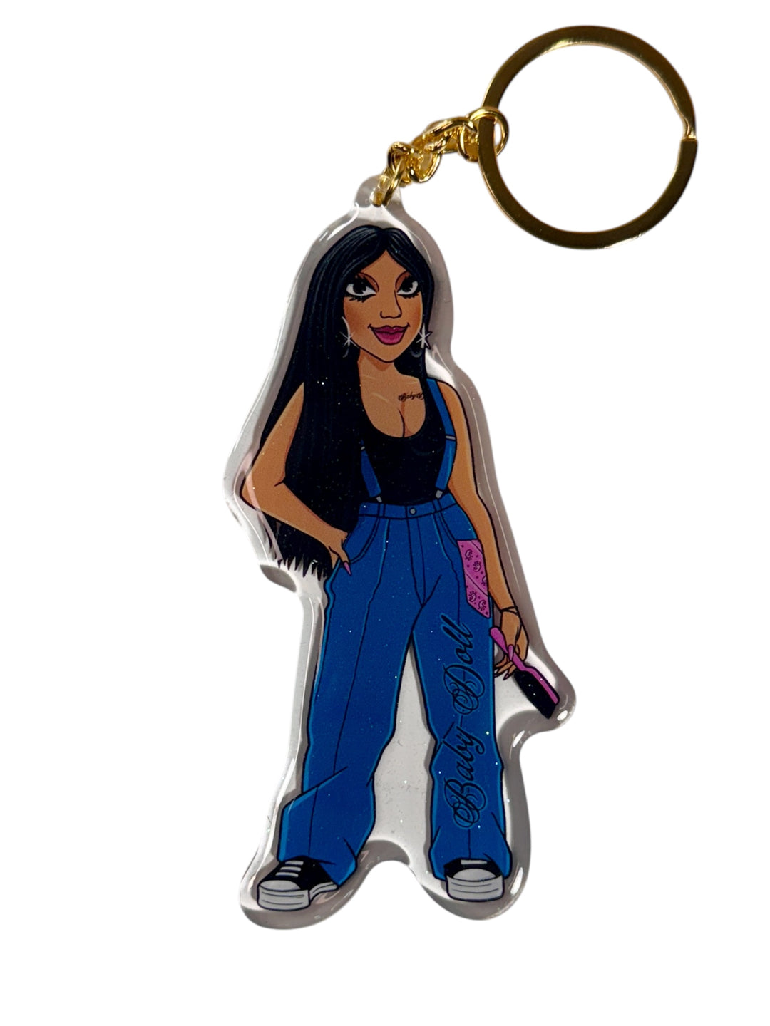 HomieGirl New School Baby Doll Collectible Key Chain