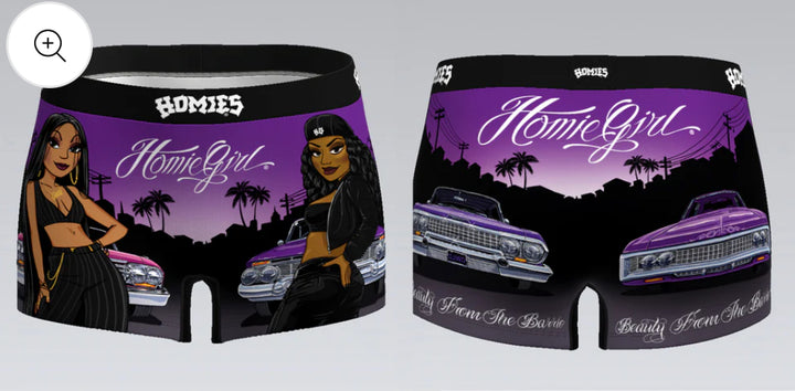 HomieGirl Boy Shorts –City Girl