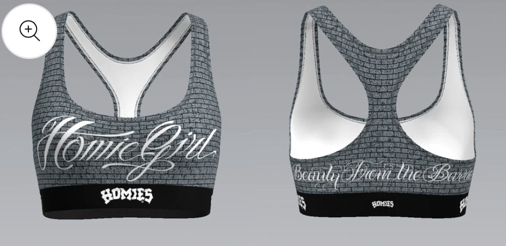 HomieGirl Sports Bra-Block Girl