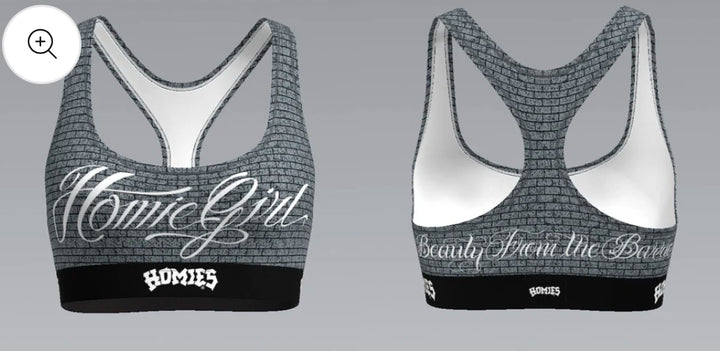 HomieGirl Sports Bra-Block Girl