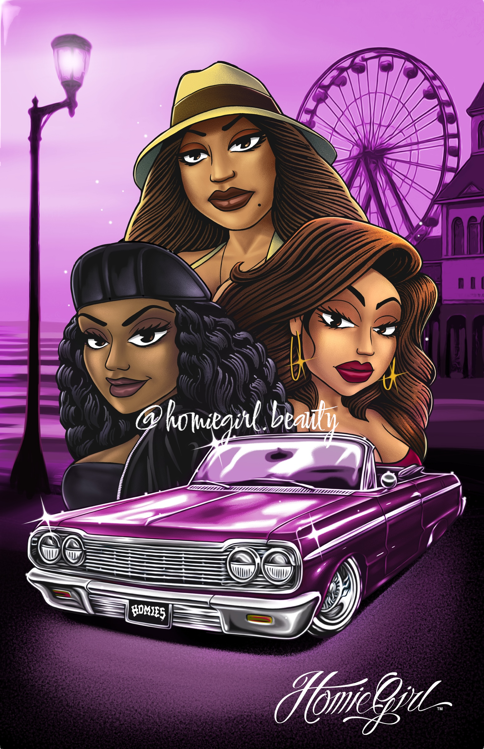 Art Prints-HomieGirl Blvd Print