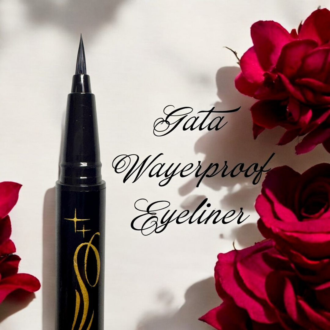 Close-up of HomieGirl Gata Eyeliner – thin felt-tip applicator for ultra-precise lines