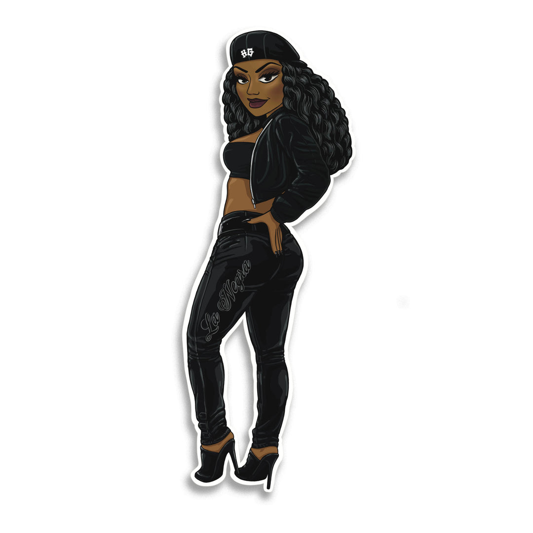 La Negra, Collectible Sticker-HomieGirl