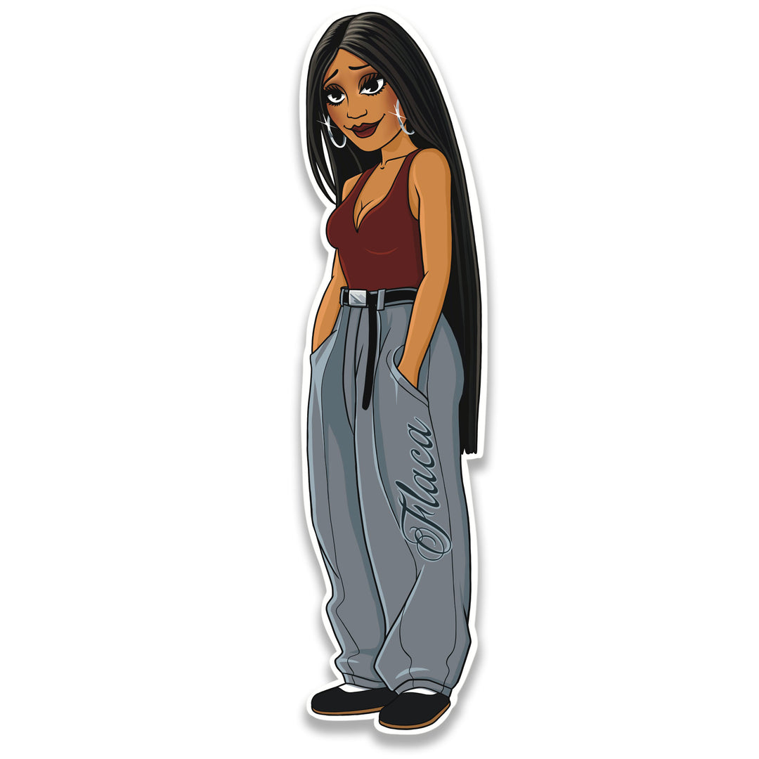 Flaca, Collectible Sticker-HomieGirl