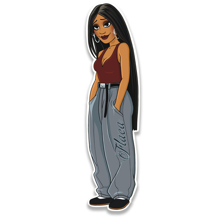 Flaca, Collectible Sticker-HomieGirl