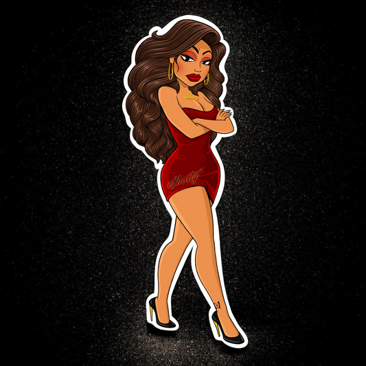 Shorty, Collectible Sticker-HomieGirl
