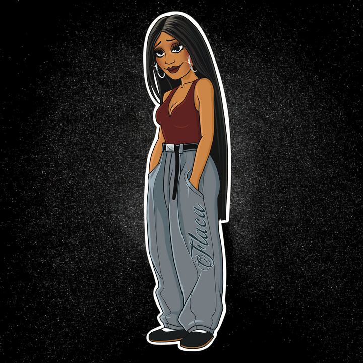 Flaca, Collectible Sticker-HomieGirl