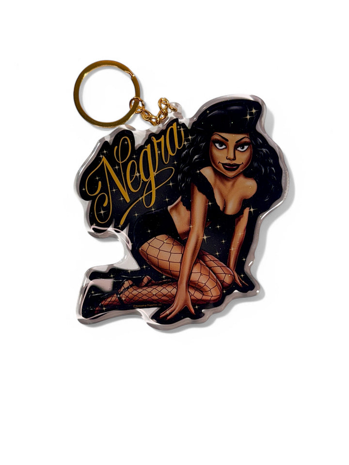 HomieGirl Old School La Negra Collectible Key Chain