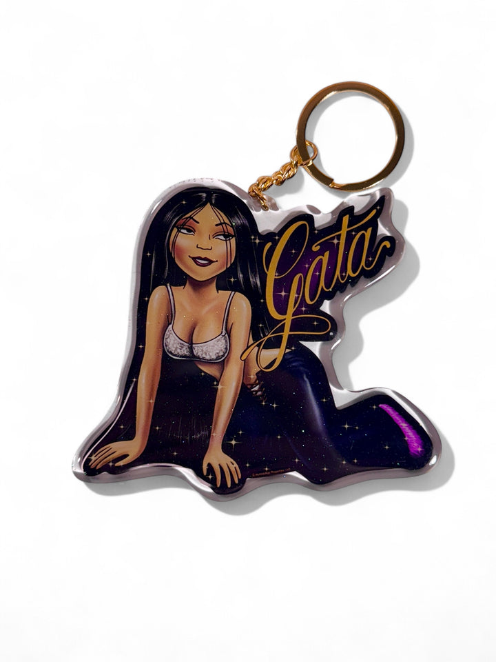 HomieGirl Old School Gata Collectible Key Chain