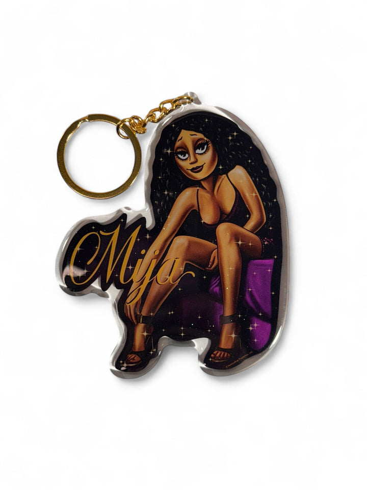 HomieGirl Old School Mija Collectible Key Chain